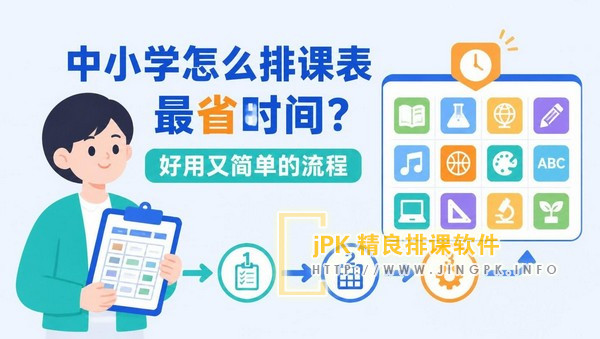 中小学怎么排课表最省时间？好用又简单的流程